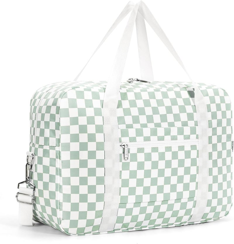 Narwey For Spirit Airlines Personal Item Bag 18x14x8 Foldable Travel Duffel Bag Tote Carry on Luggage Duffle Overnight for Women and Men - Image 1